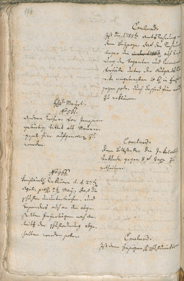 Civic Archives of Bozen-Bolzano - BOhisto Ratsprotokoll 1787 