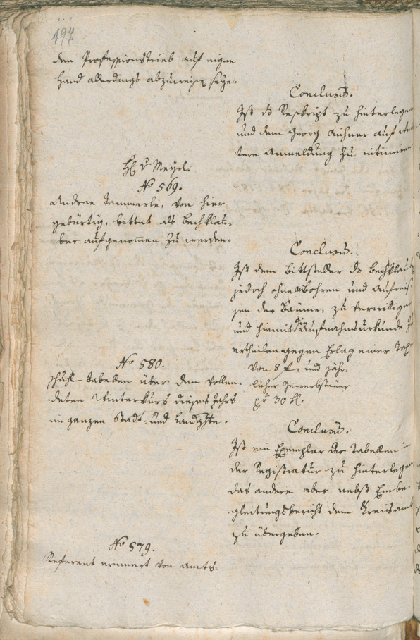 Civic Archives of Bozen-Bolzano - BOhisto Ratsprotokoll 1787 