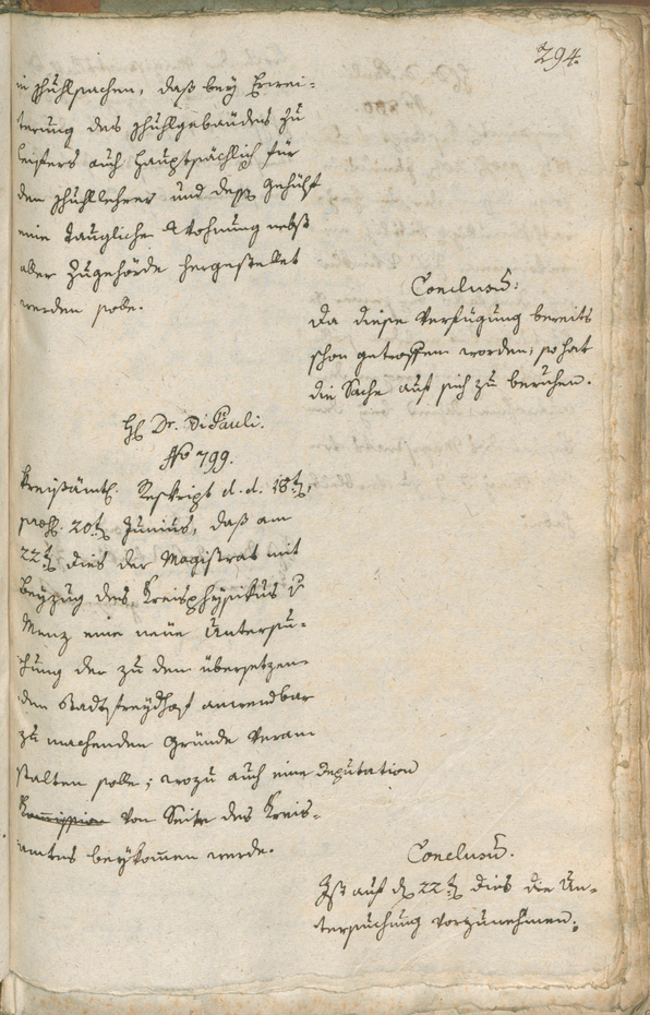 Civic Archives of Bozen-Bolzano - BOhisto Ratsprotokoll 1787 