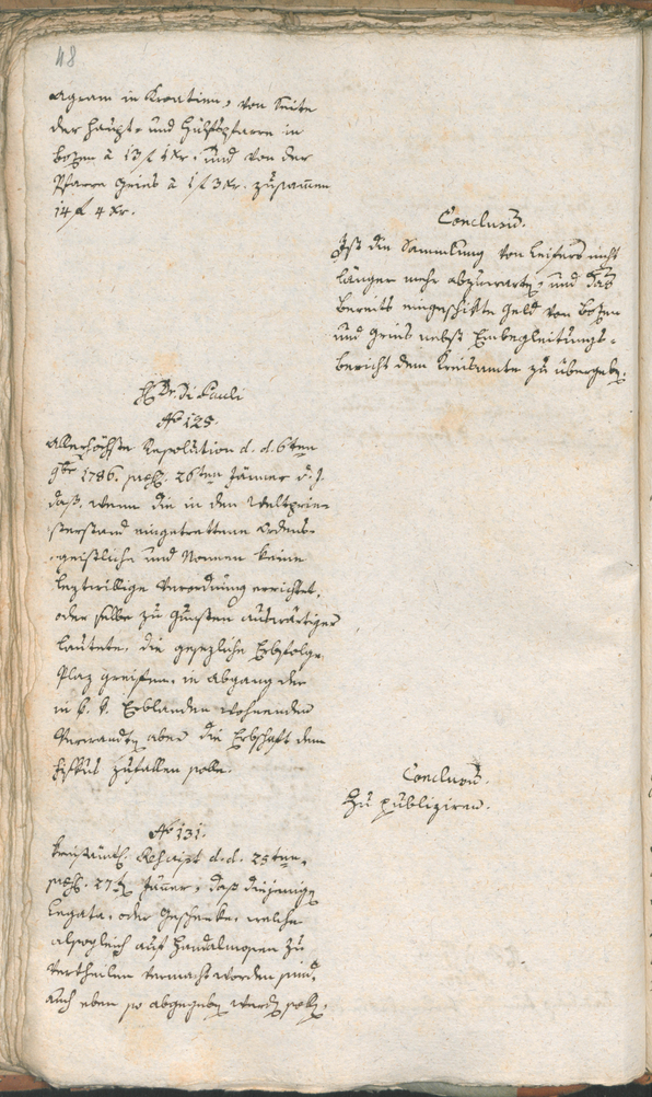 Civic Archives of Bozen-Bolzano - BOhisto Ratsprotokoll 1787 