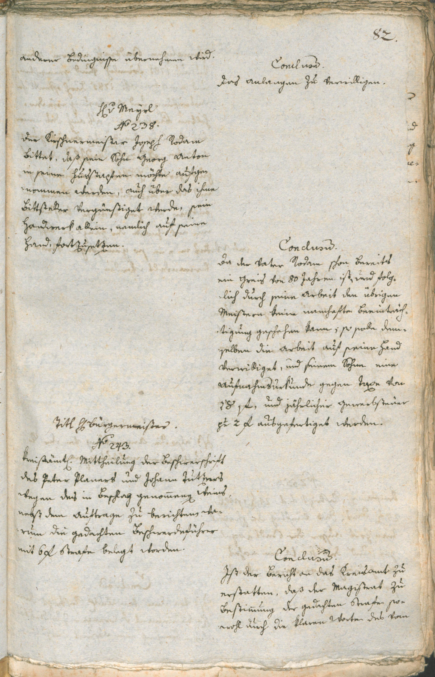 Civic Archives of Bozen-Bolzano - BOhisto Ratsprotokoll 1787 