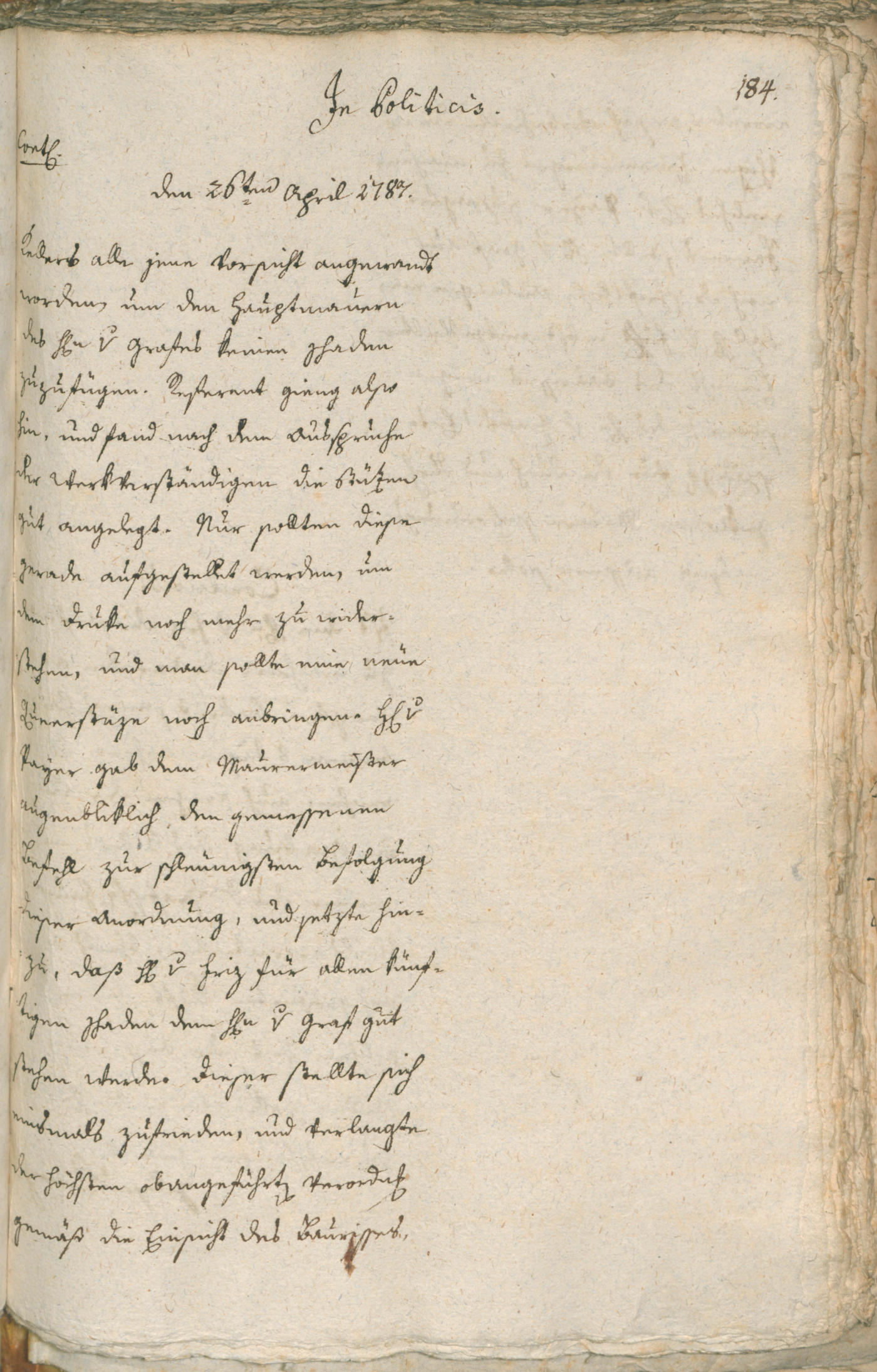 Civic Archives of Bozen-Bolzano - BOhisto Ratsprotokoll 1787 