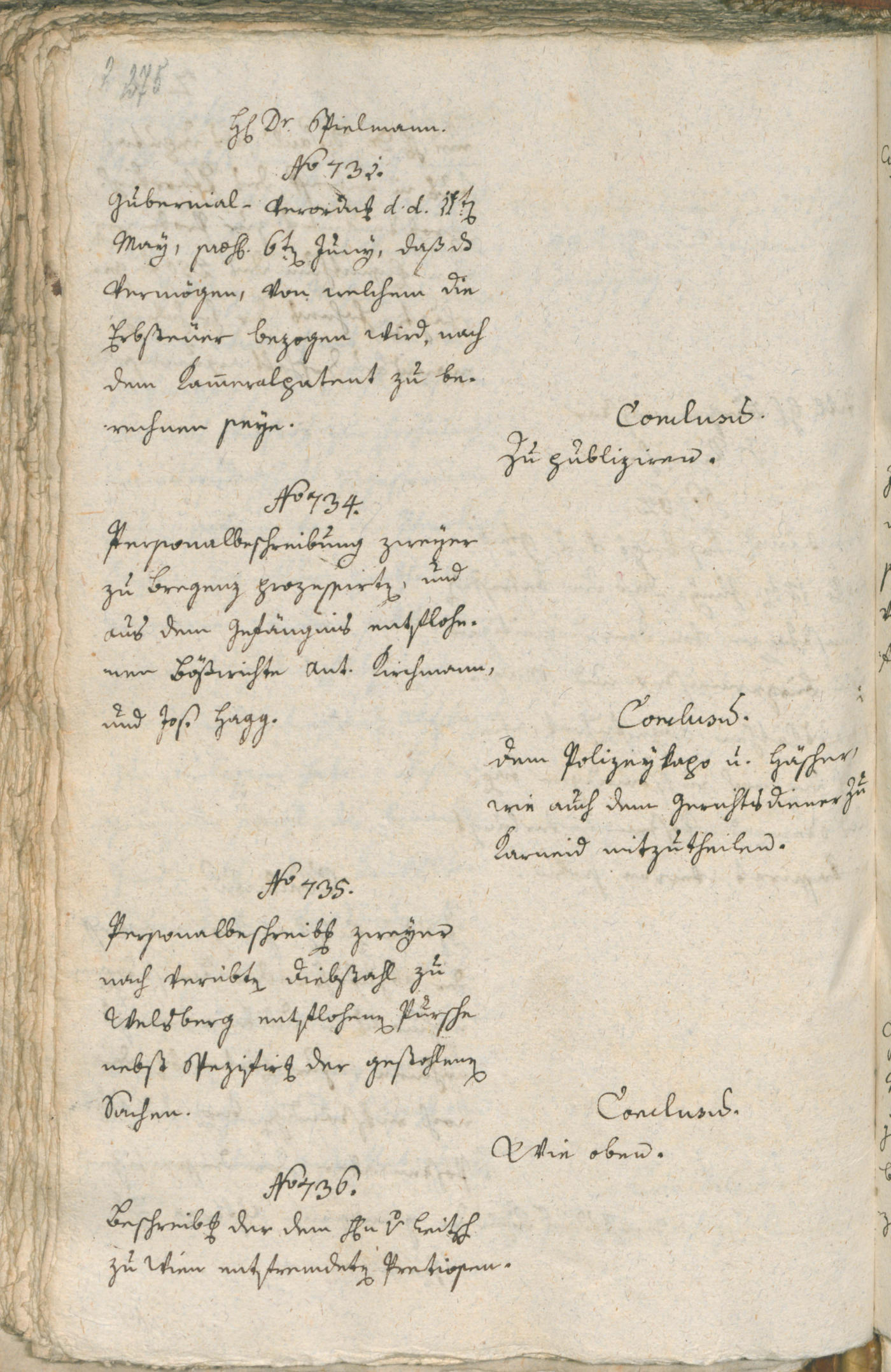 Stadtarchiv Bozen - BOhisto Ratsprotokoll 1787 