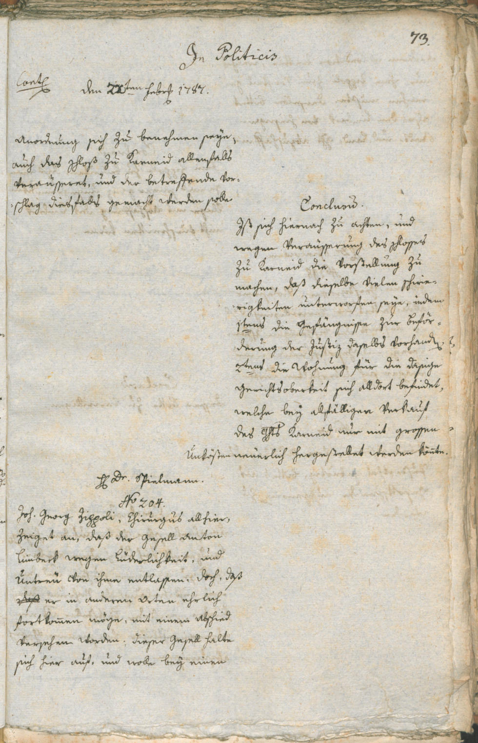 Civic Archives of Bozen-Bolzano - BOhisto Ratsprotokoll 1787 