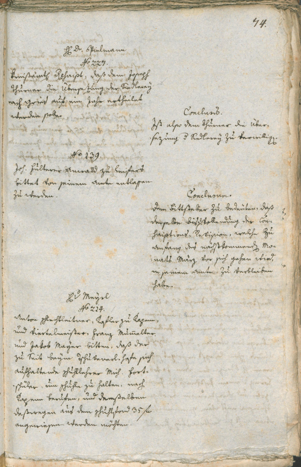 Civic Archives of Bozen-Bolzano - BOhisto Ratsprotokoll 1787 