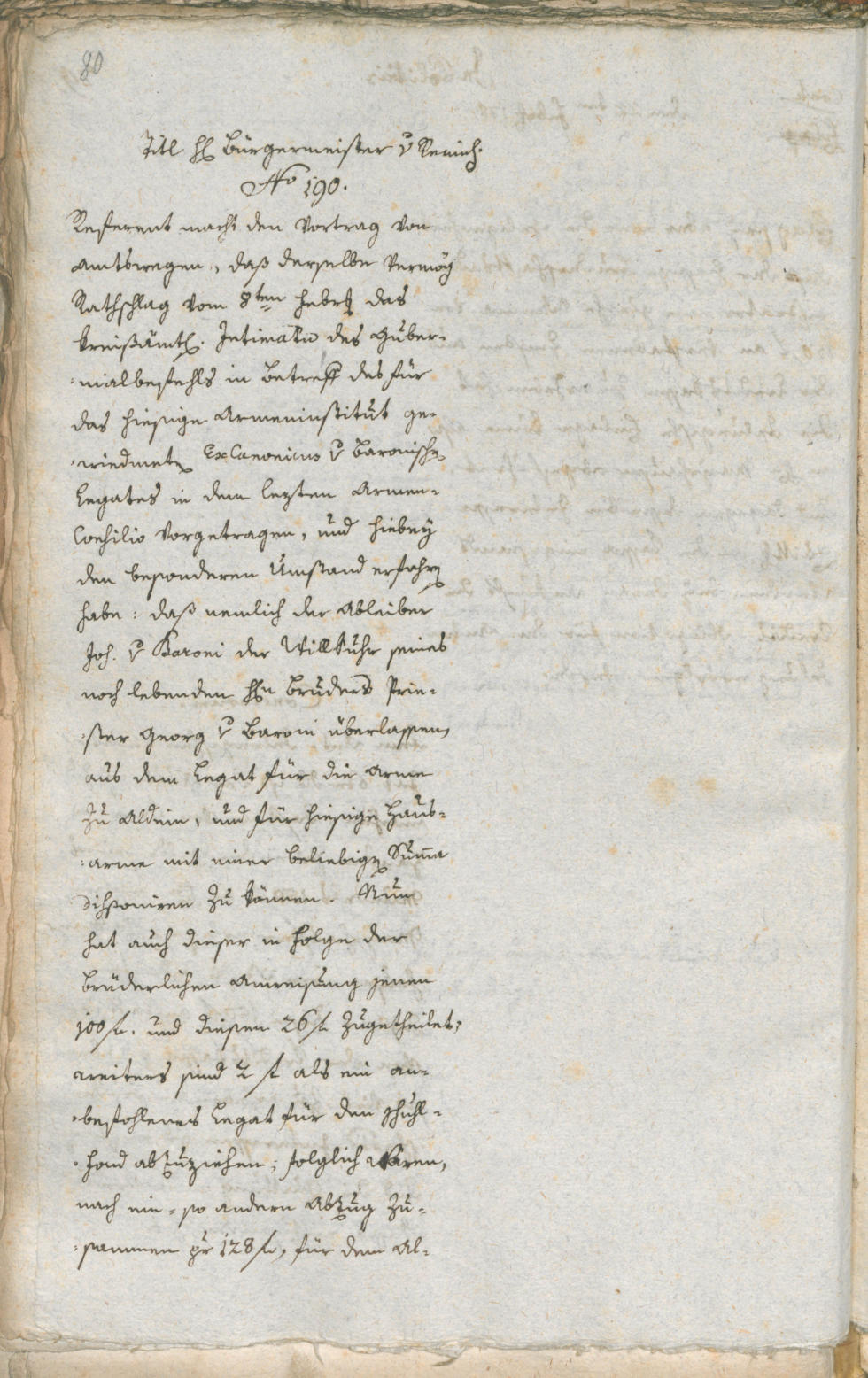 Civic Archives of Bozen-Bolzano - BOhisto Ratsprotokoll 1787 