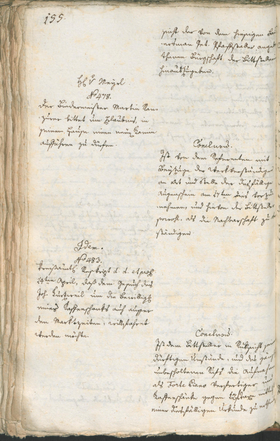 Stadtarchiv Bozen - BOhisto Ratsprotokoll 1787 