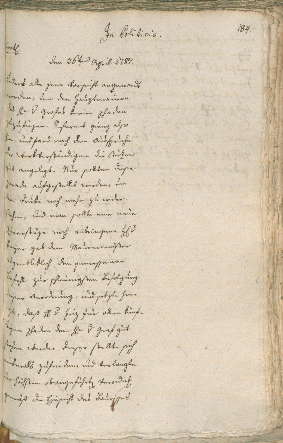 Civic Archives of Bozen-Bolzano - BOhisto Ratsprotokoll 1787 