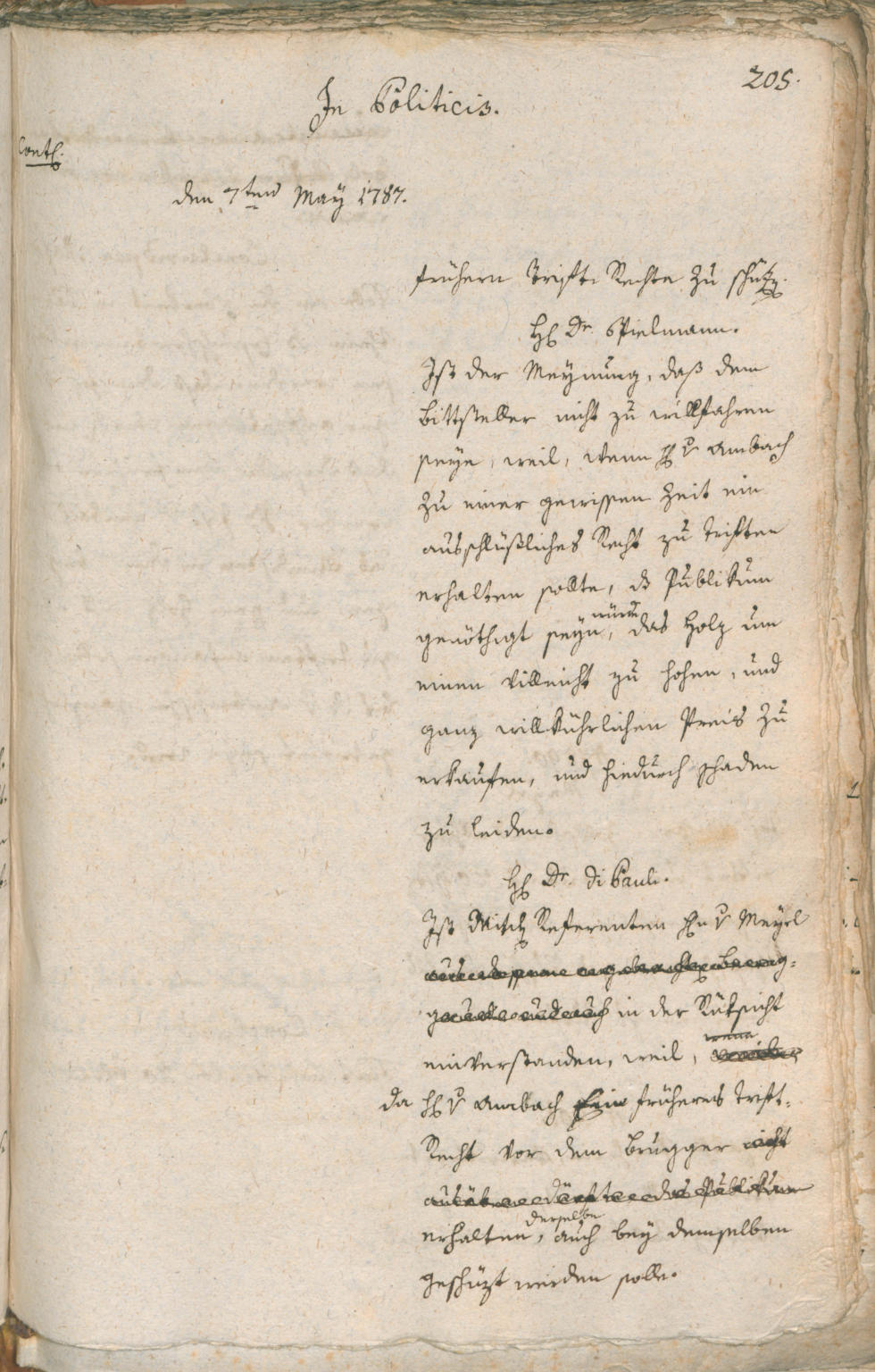 Civic Archives of Bozen-Bolzano - BOhisto Ratsprotokoll 1787 