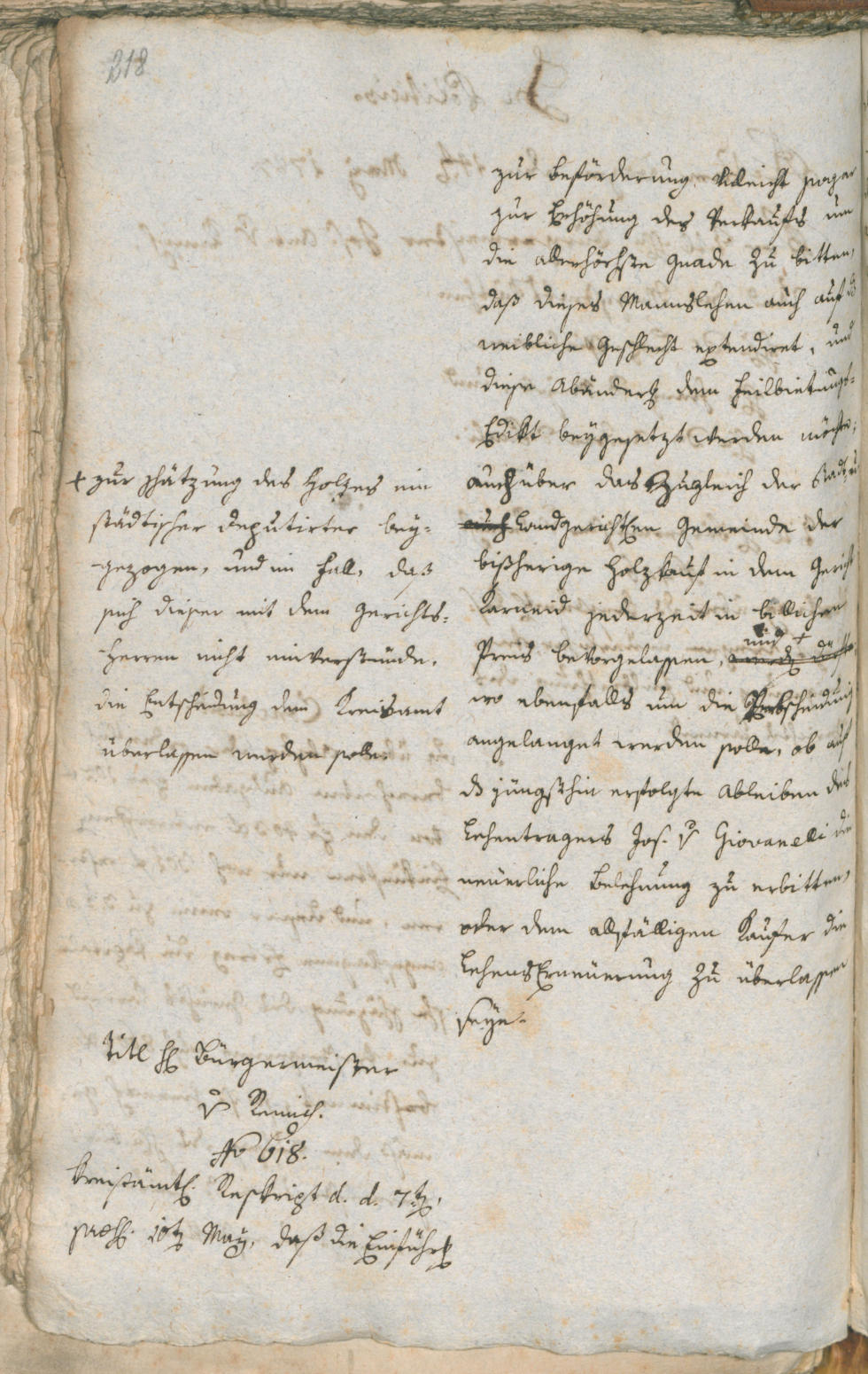 Archivio Storico della Città di Bolzano - BOhisto protocollo consiliare 1787 
