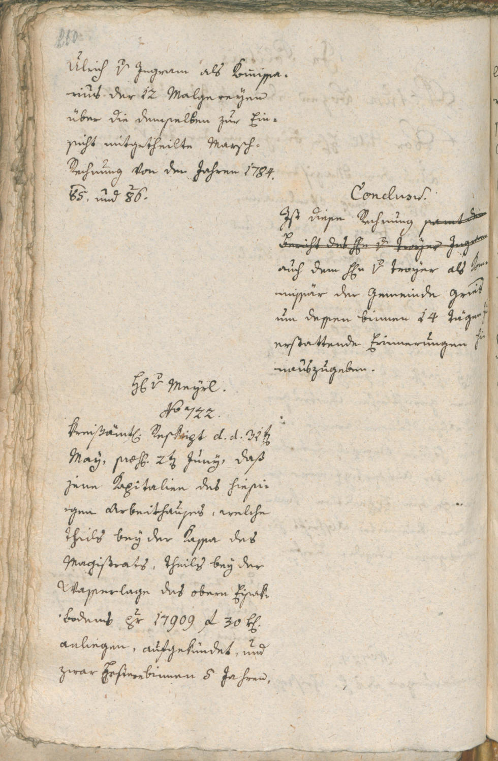 Archivio Storico della Città di Bolzano - BOhisto protocollo consiliare 1787 