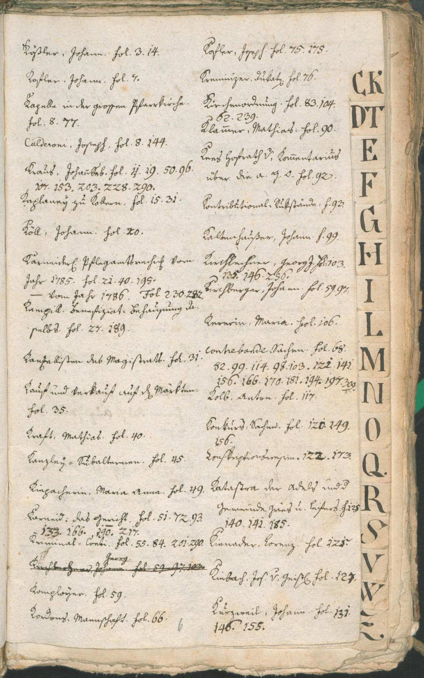 Civic Archives of Bozen-Bolzano - BOhisto Ratsprotokoll 1787 