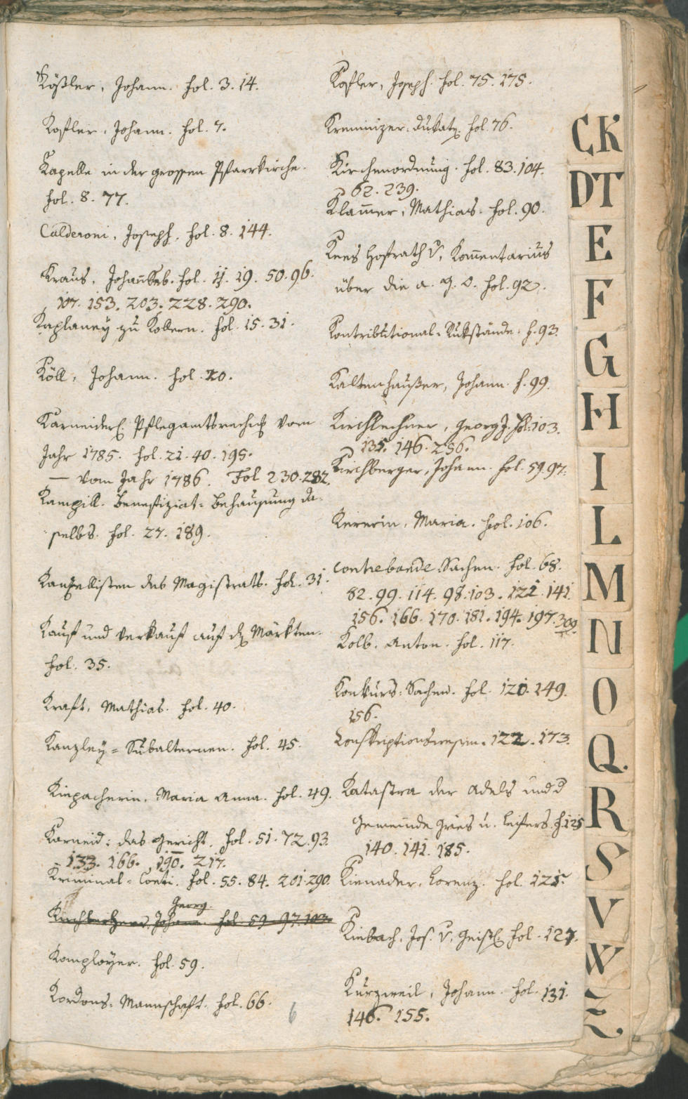 Civic Archives of Bozen-Bolzano - BOhisto Ratsprotokoll 1787 