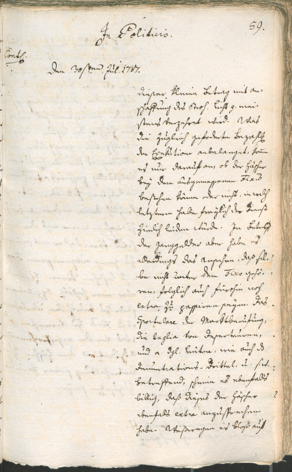 Civic Archives of Bozen-Bolzano - BOhisto Ratsprotokoll 1787 