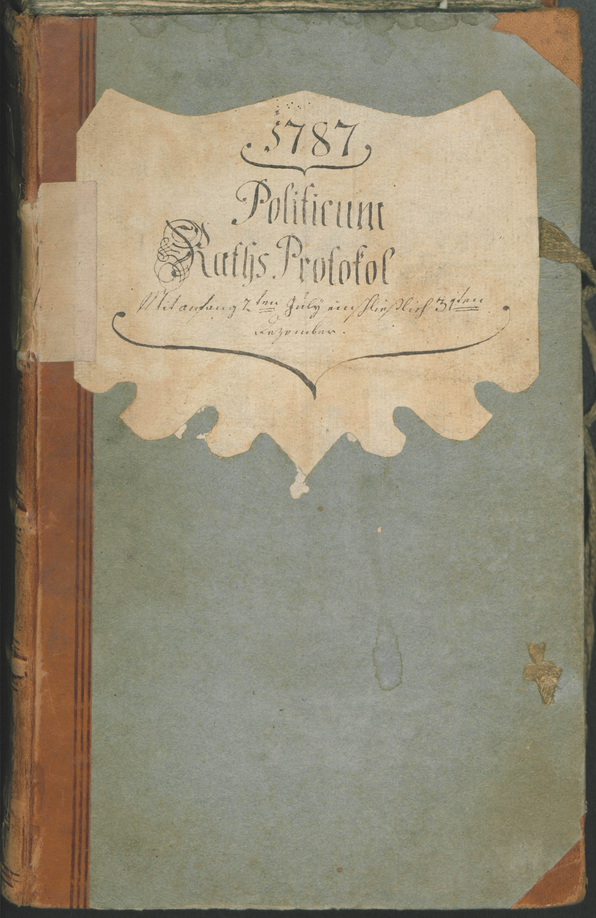 Civic Archives of Bozen-Bolzano - BOhisto Ratsprotokoll 1787 