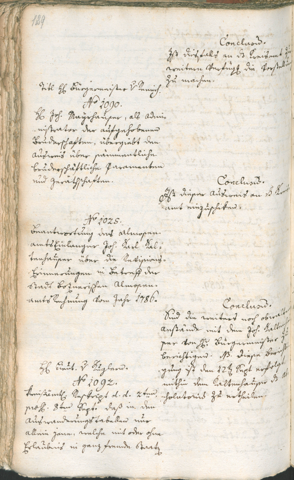 Civic Archives of Bozen-Bolzano - BOhisto Ratsprotokoll 1787 