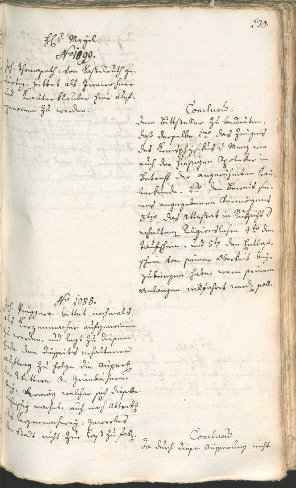 Civic Archives of Bozen-Bolzano - BOhisto Ratsprotokoll 1787 