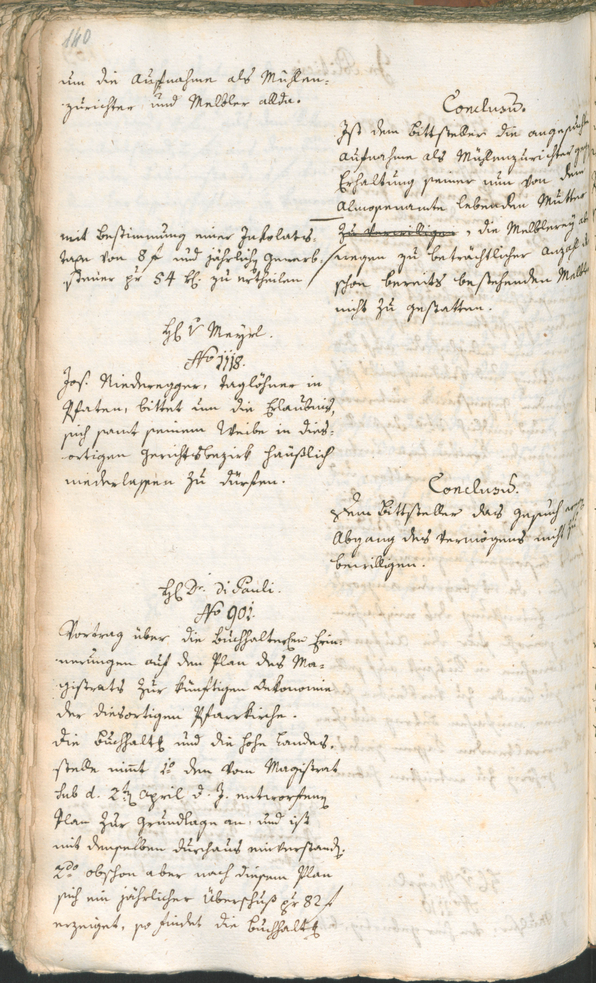 Civic Archives of Bozen-Bolzano - BOhisto Ratsprotokoll 1787 