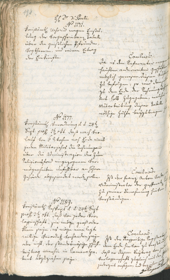 Civic Archives of Bozen-Bolzano - BOhisto Ratsprotokoll 1787 