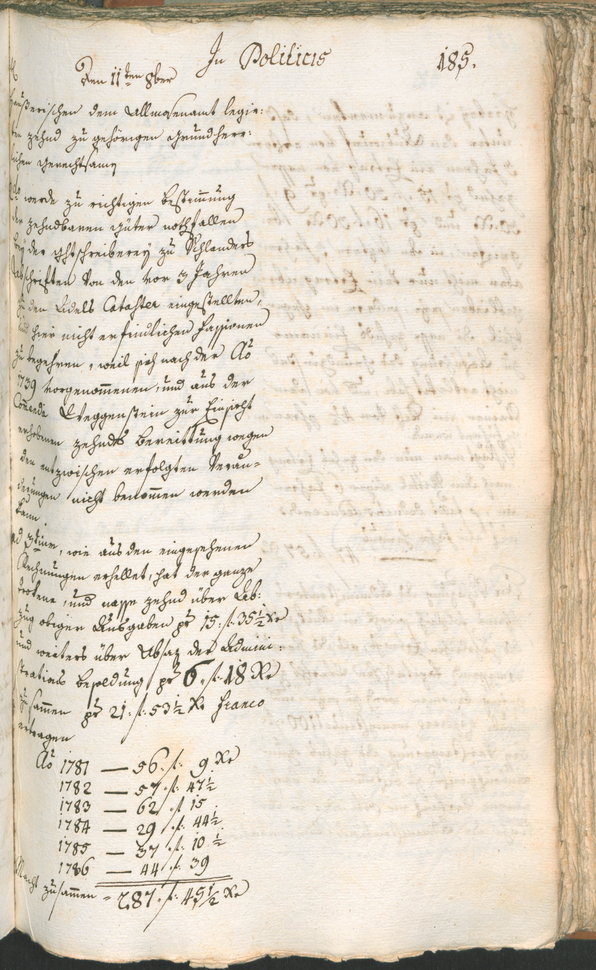 Civic Archives of Bozen-Bolzano - BOhisto Ratsprotokoll 1787 