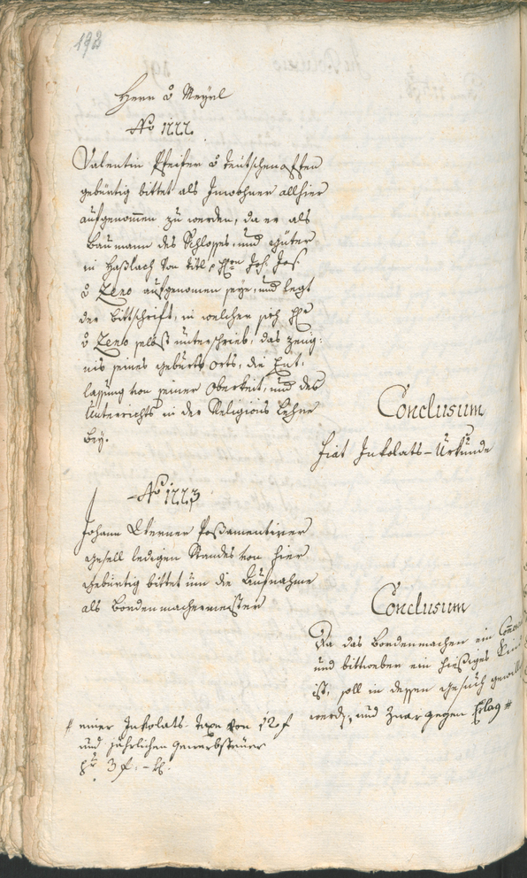 Civic Archives of Bozen-Bolzano - BOhisto Ratsprotokoll 1787 