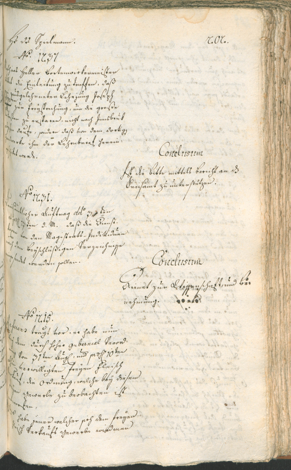 Civic Archives of Bozen-Bolzano - BOhisto Ratsprotokoll 1787 