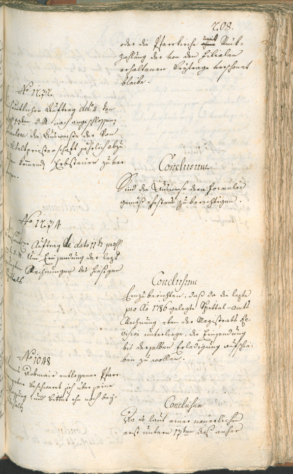 Civic Archives of Bozen-Bolzano - BOhisto Ratsprotokoll 1787 