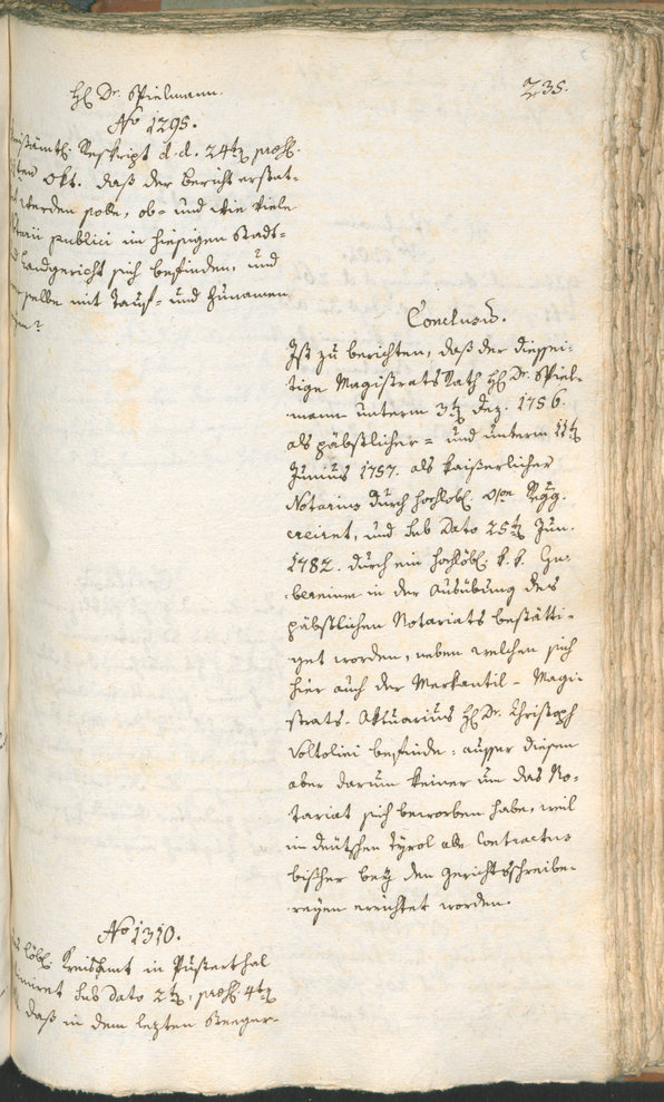 Civic Archives of Bozen-Bolzano - BOhisto Ratsprotokoll 1787 