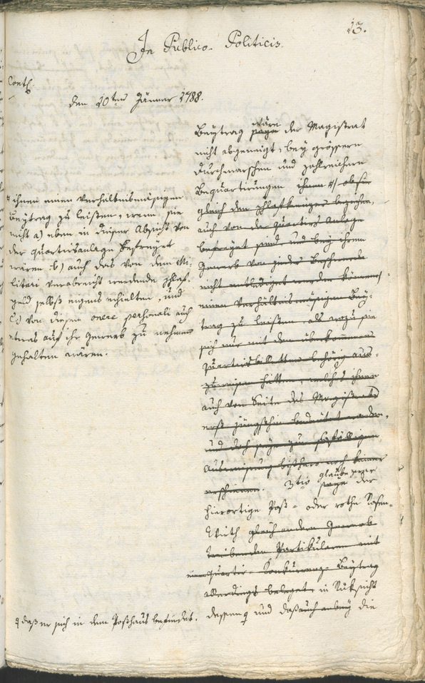 Civic Archives of Bozen-Bolzano - BOhisto Ratsprotokoll 1788 