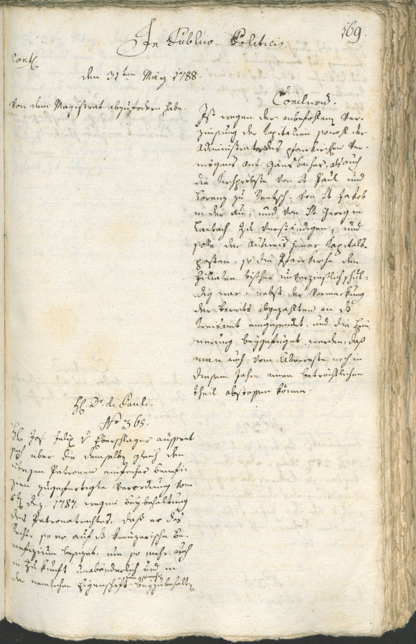 Civic Archives of Bozen-Bolzano - BOhisto Ratsprotokoll 1788 