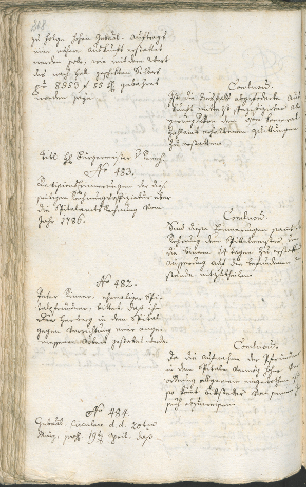 Civic Archives of Bozen-Bolzano - BOhisto Ratsprotokoll 1788 