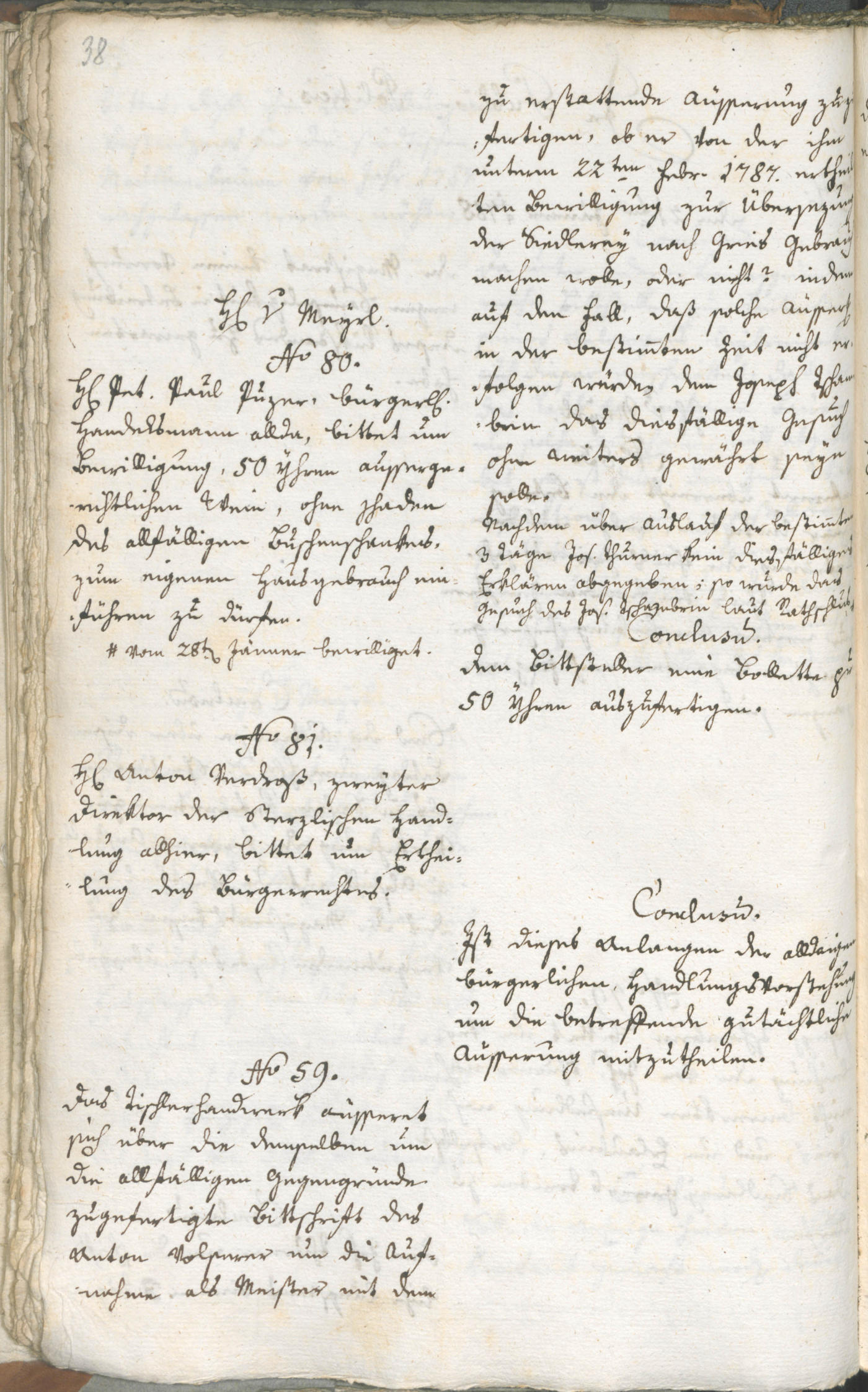 Civic Archives of Bozen-Bolzano - BOhisto Ratsprotokoll 1788 