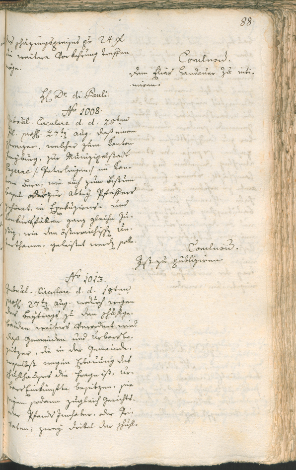 Civic Archives of Bozen-Bolzano - BOhisto Ratsprotokoll 1788 