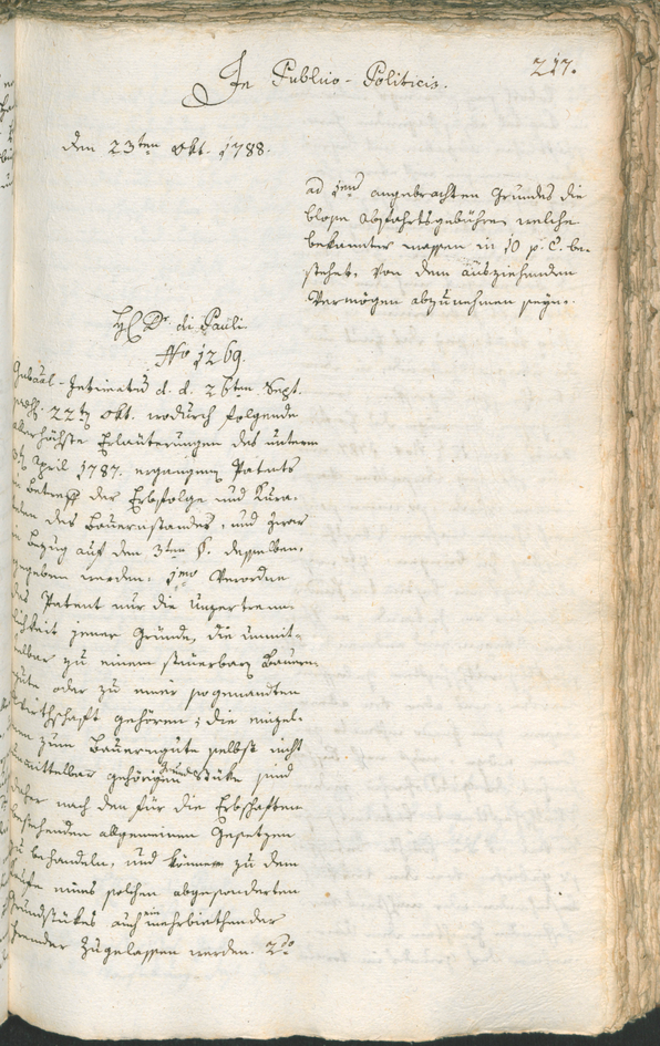 Civic Archives of Bozen-Bolzano - BOhisto Ratsprotokoll 1788 