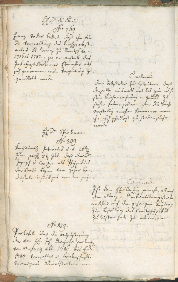 Civic Archives of Bozen-Bolzano - BOhisto Ratsprotokoll 1788 