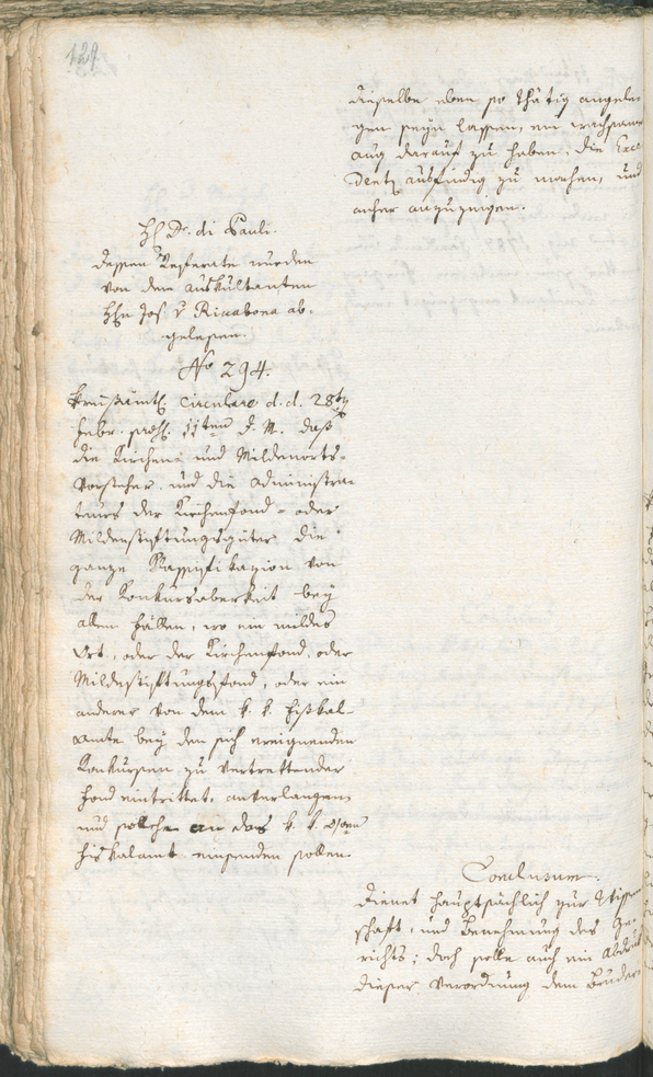 Civic Archives of Bozen-Bolzano - BOhisto Ratsprotokoll 1789 