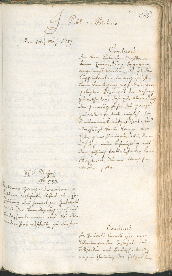 Civic Archives of Bozen-Bolzano - BOhisto Ratsprotokoll 1789 