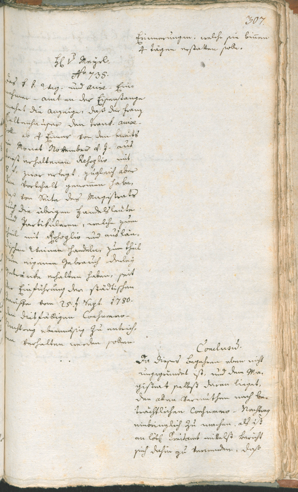 Civic Archives of Bozen-Bolzano - BOhisto Ratsprotokoll 1789 