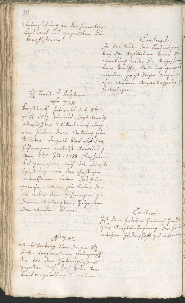 Civic Archives of Bozen-Bolzano - BOhisto Ratsprotokoll 1789 