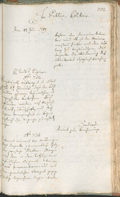 Civic Archives of Bozen-Bolzano - BOhisto Ratsprotokoll 1789 - 