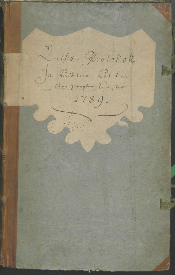 Civic Archives of Bozen-Bolzano - BOhisto Ratsprotokoll 1789 