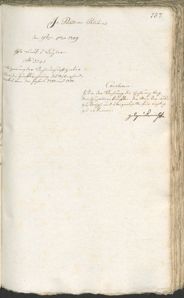 Civic Archives of Bozen-Bolzano - BOhisto Ratsprotokoll 1789 