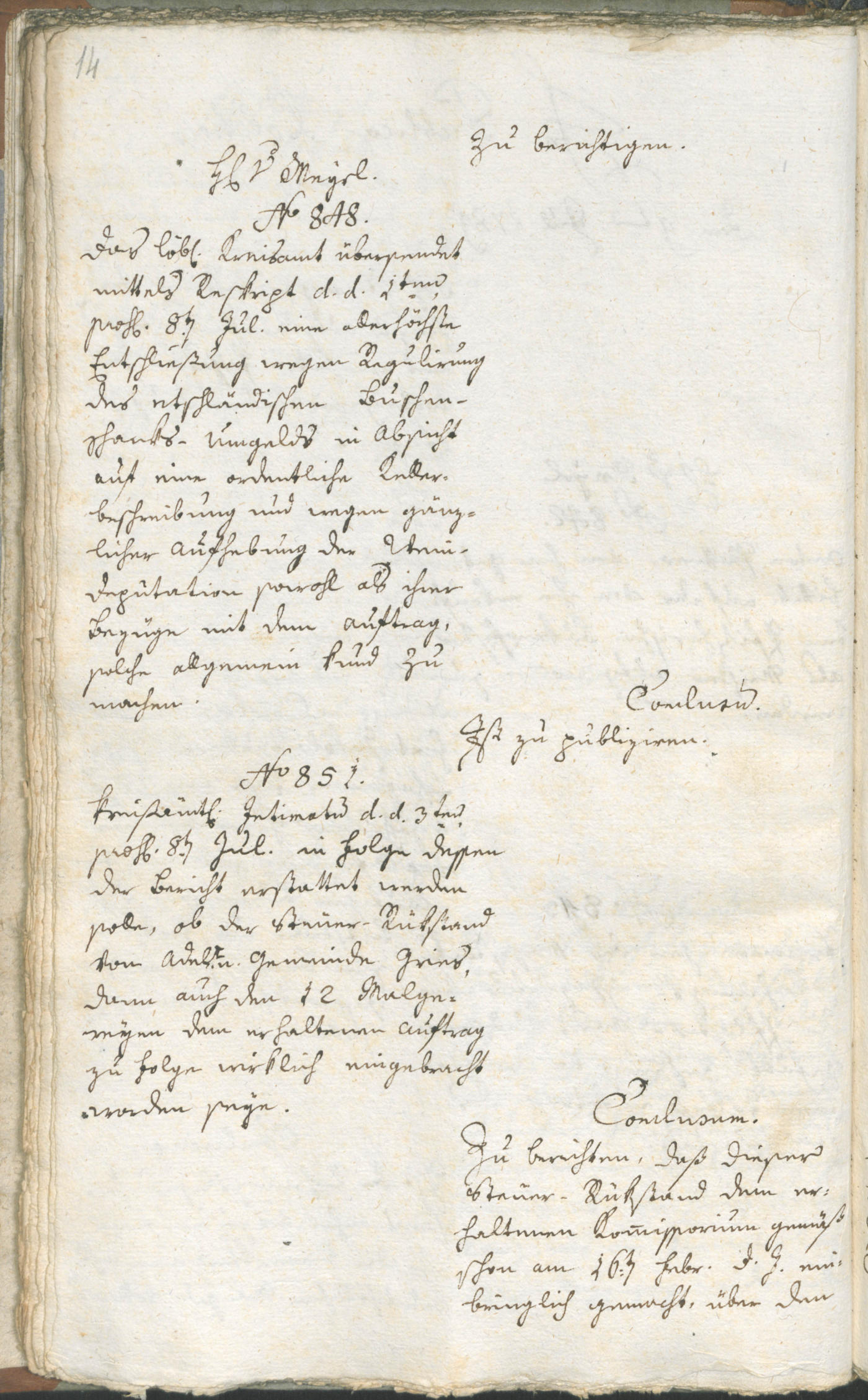 Stadtarchiv Bozen - BOhisto Ratsprotokoll 1789 