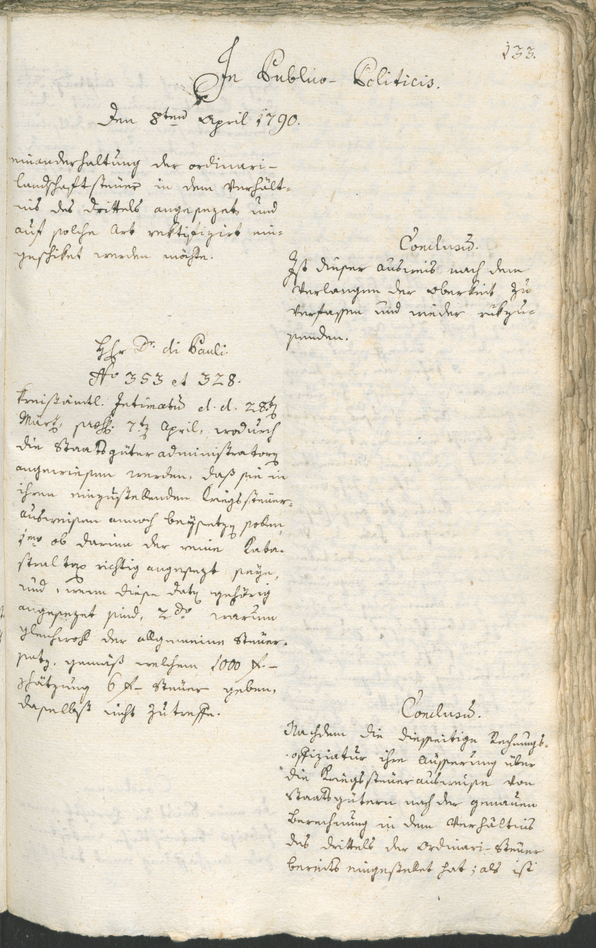 Civic Archives of Bozen-Bolzano - BOhisto Ratsprotokoll 1790 