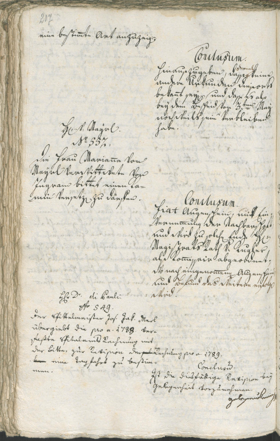 Stadtarchiv Bozen - BOhisto Ratsprotokoll 1790 