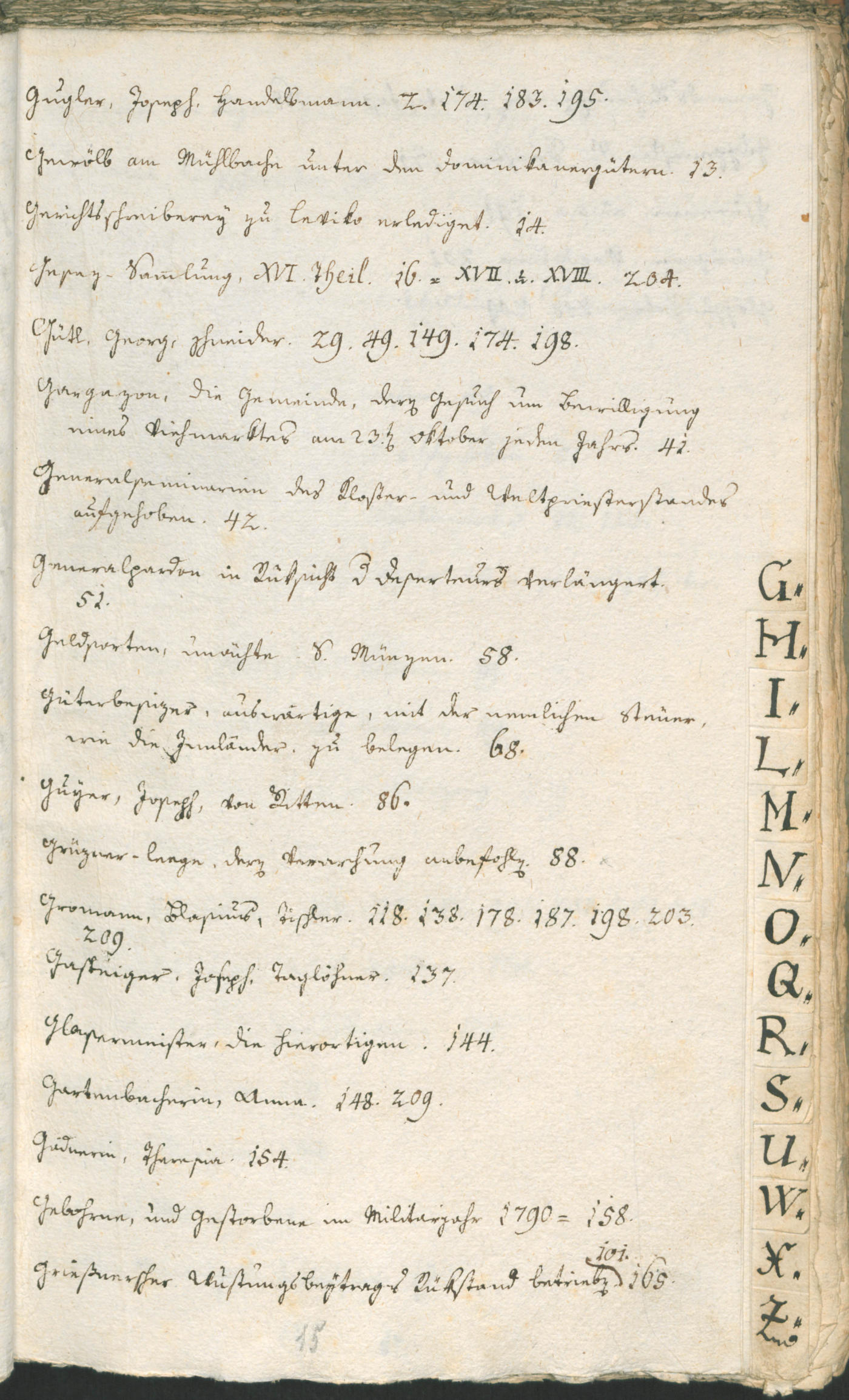 Civic Archives of Bozen-Bolzano - BOhisto Ratsprotokoll 1790 