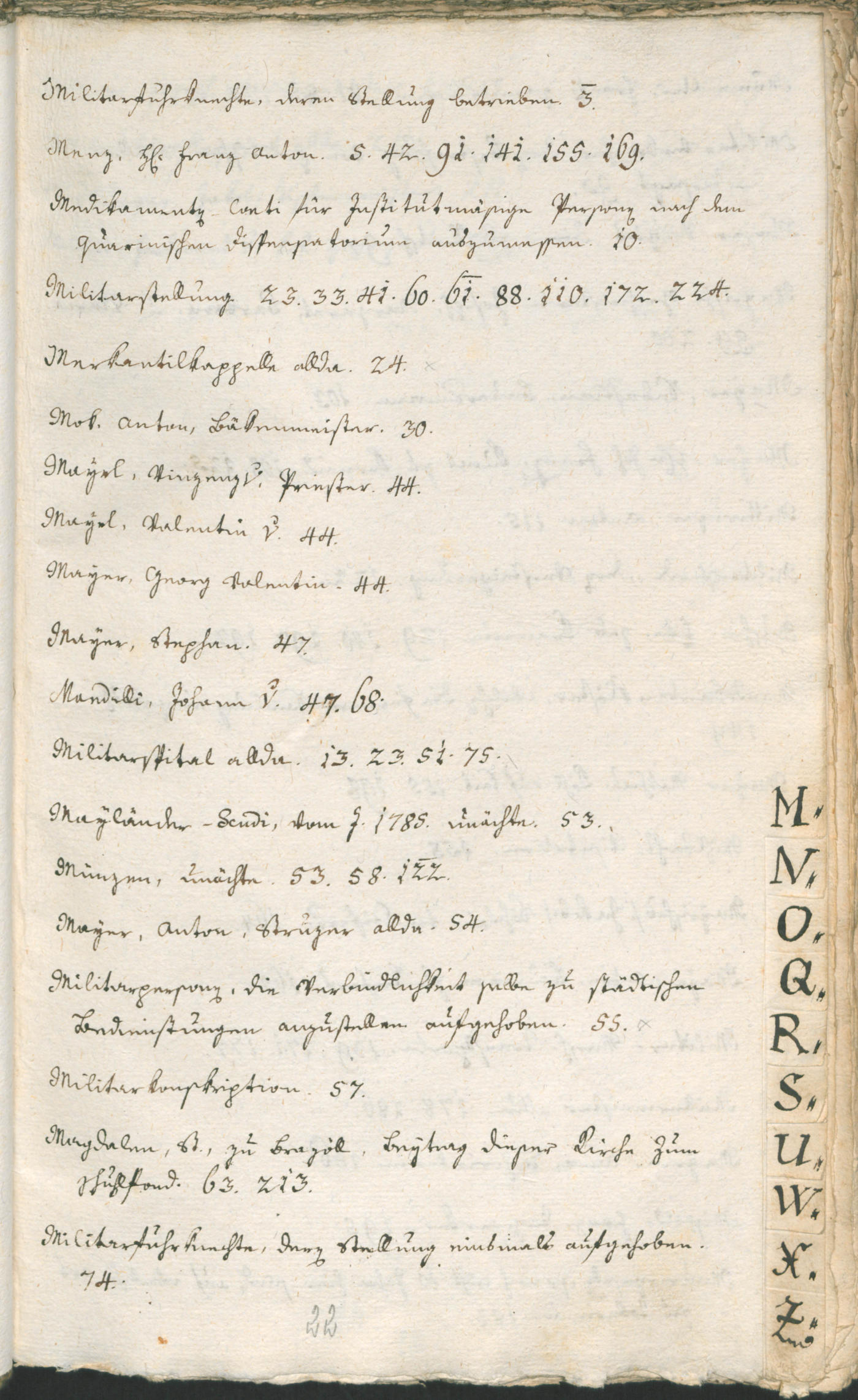 Stadtarchiv Bozen - BOhisto Ratsprotokoll 1790 