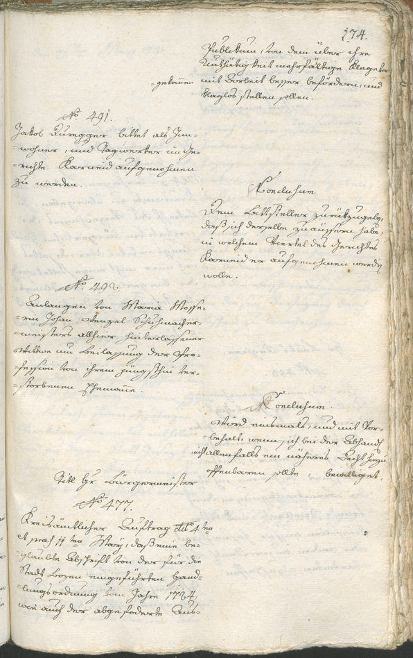 Civic Archives of Bozen-Bolzano - BOhisto Ratsprotokoll 1791 