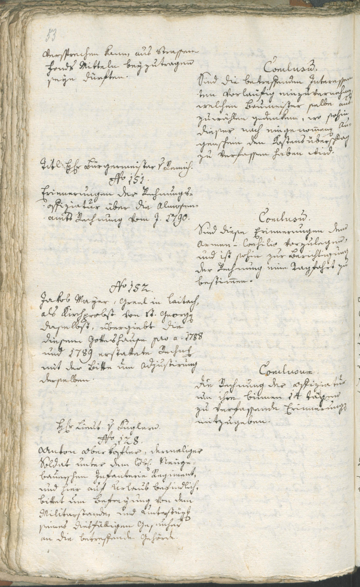 Stadtarchiv Bozen - BOhisto Ratsprotokoll 1791 