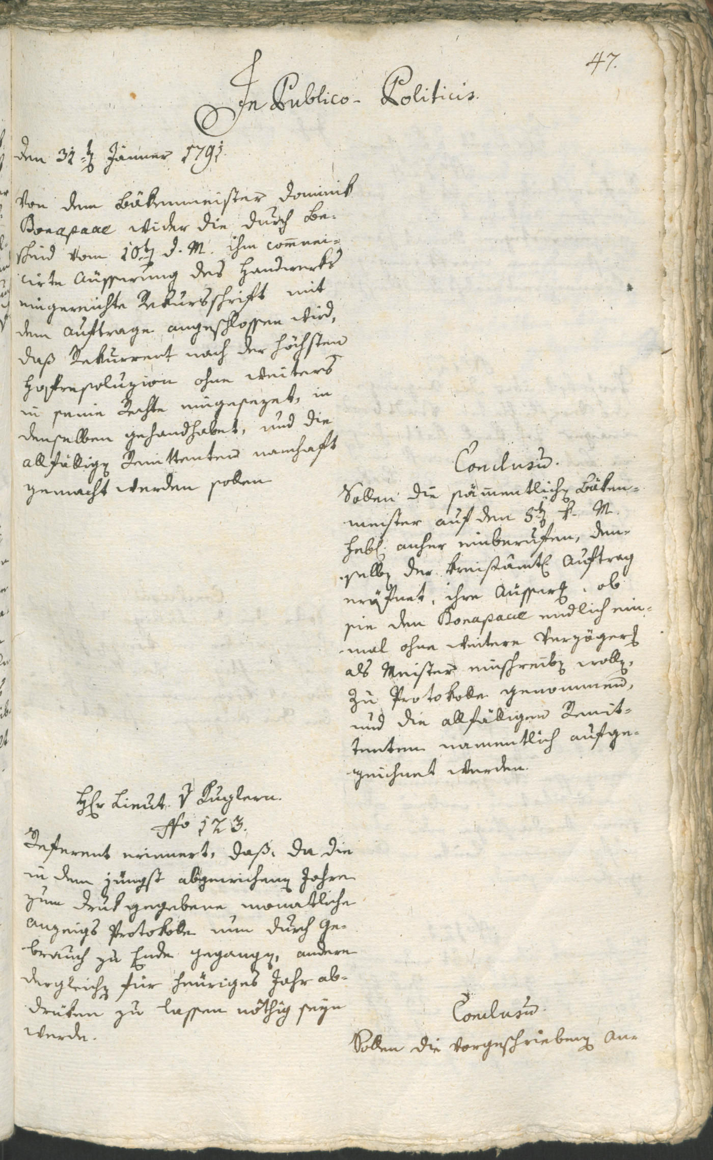 Civic Archives of Bozen-Bolzano - BOhisto Ratsprotokoll 1791 